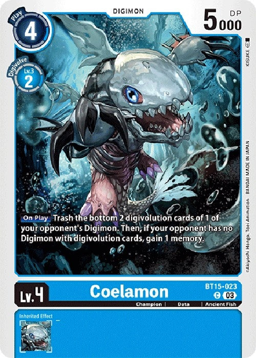 Image for Coelamon - Digimon Card Game