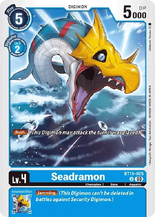 Image for Seadramon - Digimon Card Game