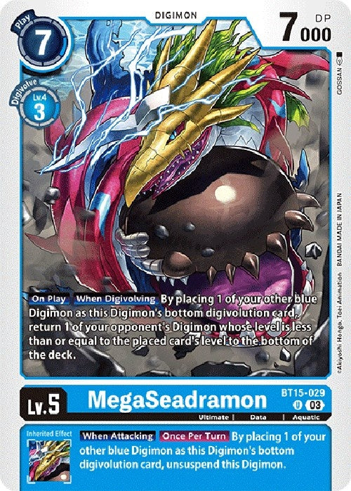 Image for MegaSeadramon - Digimon Card Game