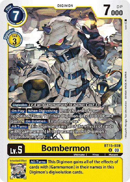 Image for Bombermon - Digimon Card Game