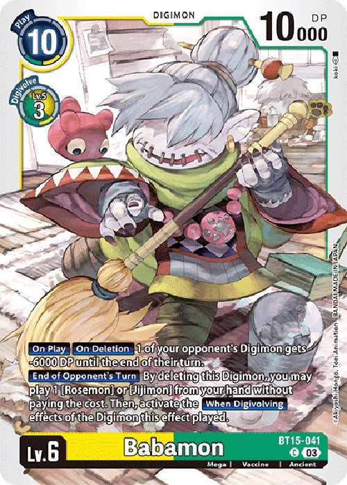 Image for Babamon - Digimon Card Game