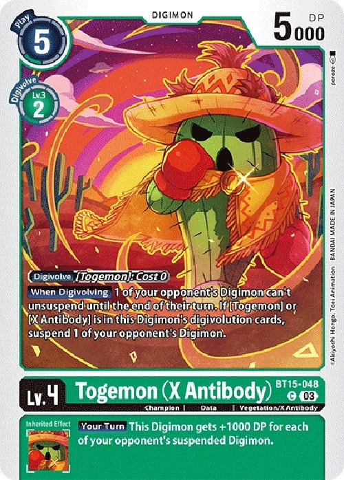 Image for Togemon (X Antibody) - Digimon Card Game