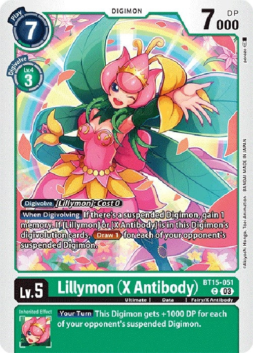 Image for Lillymon (X Antibody) - Digimon Card Game