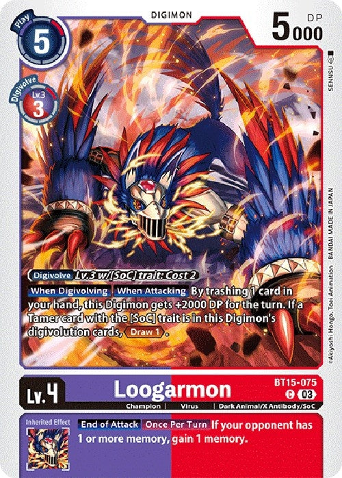 Image for Loogarmon - Digimon Card Game
