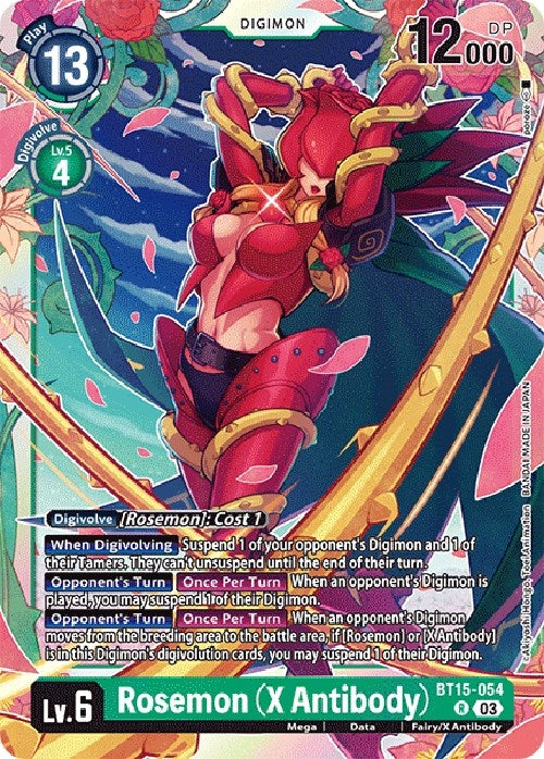 Image for Rosemon (X Antibody) - Digimon Card Game