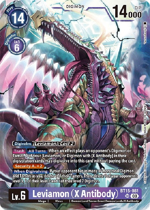 Image for Leviamon (X Antibody) - Digimon Card Game