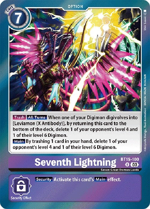 Image for Seventh Lightning - Digimon Card Game