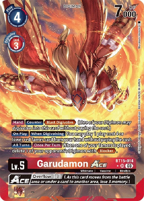 Image for Garudamon ACE (Alternate Art) - Digimon Card Game