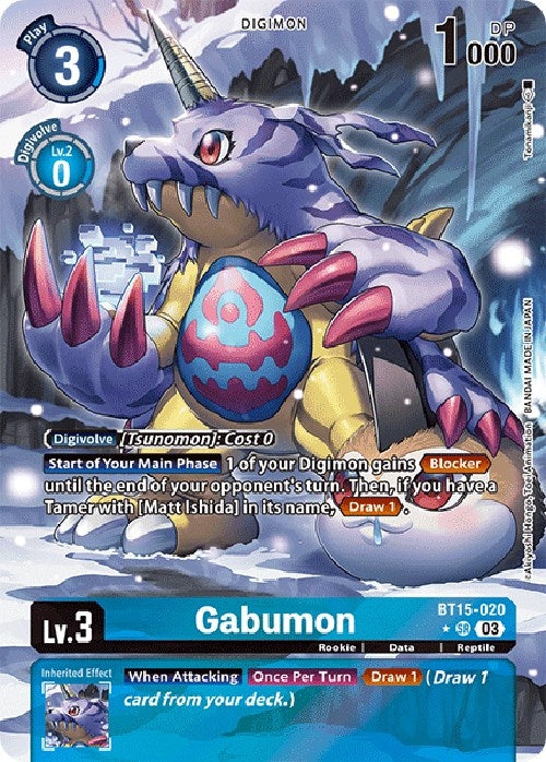Image for Gabumon (Alternate Art) - Digimon Card Game