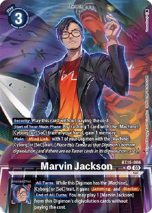 Image for Marvin Jackson (Alternate Art) - Digimon Card Game