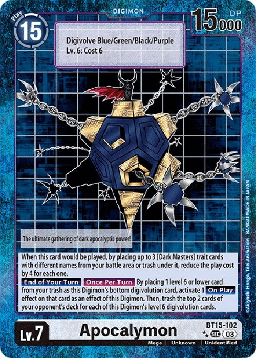 Image for Apocalymon (Special Edition Alternate Art) - Digimon Card Game