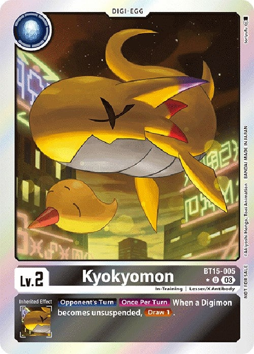 Image for Kyokyomon (Exceed Apocalypse Box Promotion Pack) - Digimon Card Game