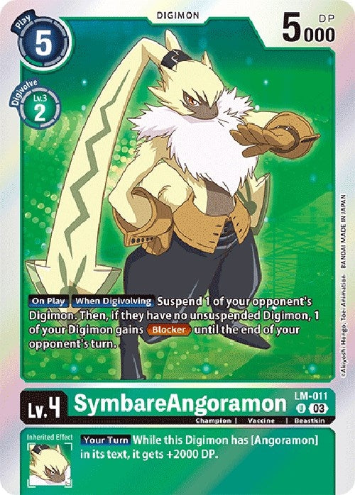 Image for SymbareAngoramon (English Exclusive) - Digimon Card Game