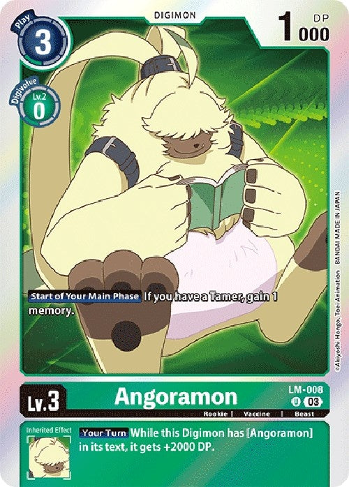 Image for Angoramon (English Exclusive) - Digimon Card Game