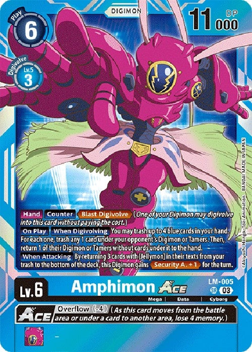 Image for Amphimon ACE (English Exclusive) - Digimon Card Game