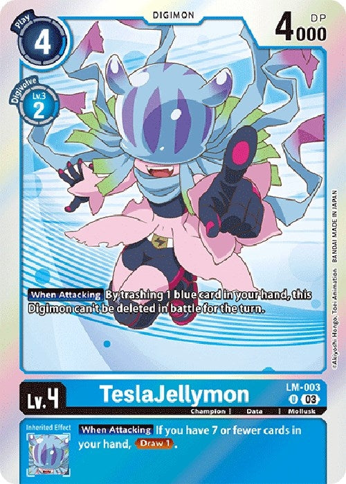 Image for TeslaJellymon (English Exclusive) - Digimon Card Game