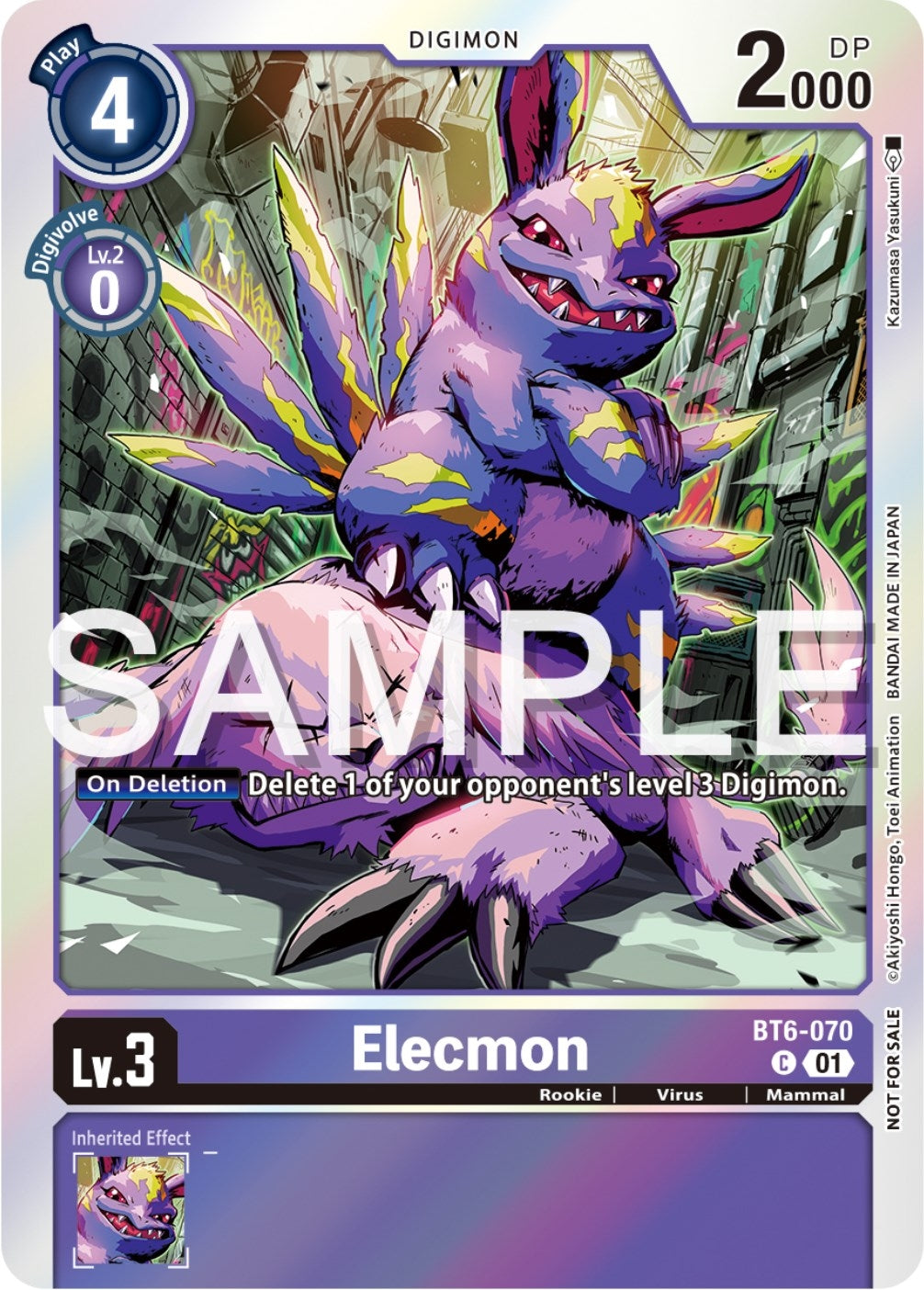 Image for Elecmon (Official Tournament Pack Vol.12) - Digimon Card Game