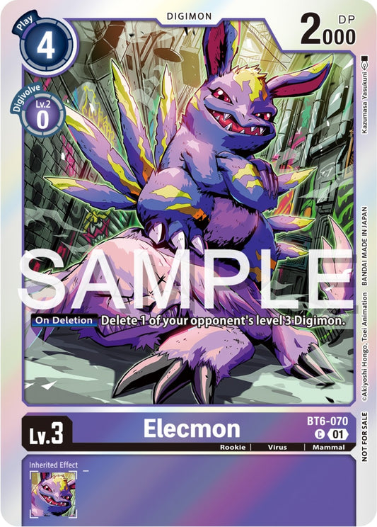 Image for Elecmon (Official Tournament Pack Vol.12) - Digimon Card Game