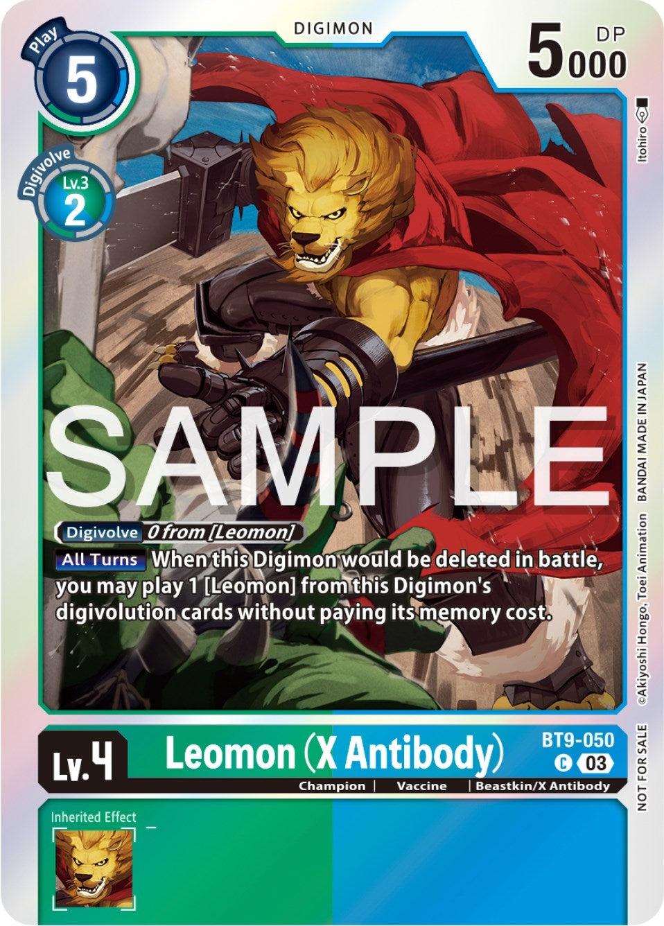 Image for Leomon (X Antibody) (Winner Pack -Exceed Apocalypse-) - Digimon Card Game