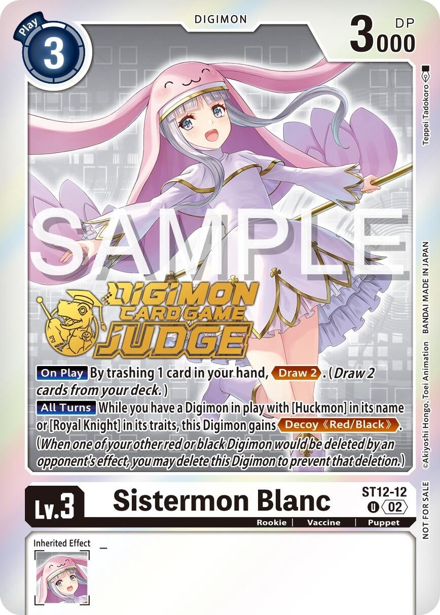 Image for Sistermon Blanc (Judge Pack 5) - Digimon Card Game