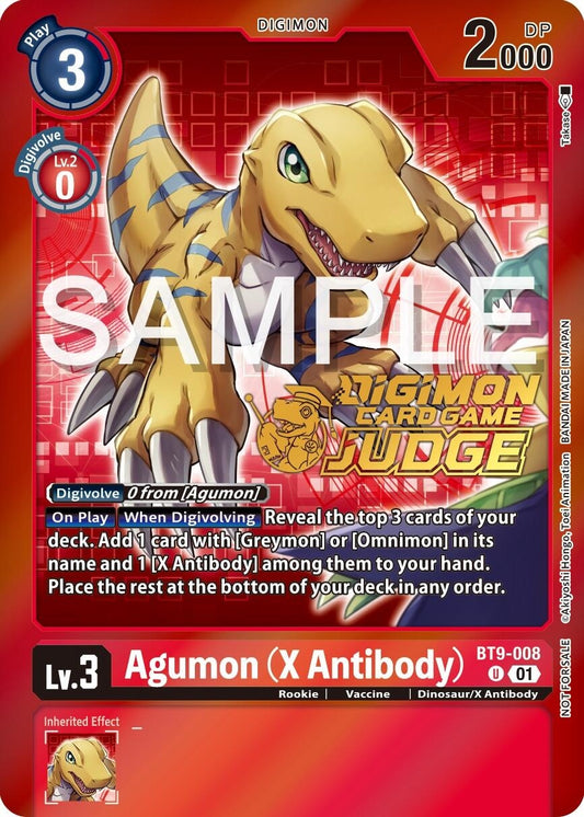 Image for Agumon (X Antibody) (Judge Pack 5) - Digimon Card Game