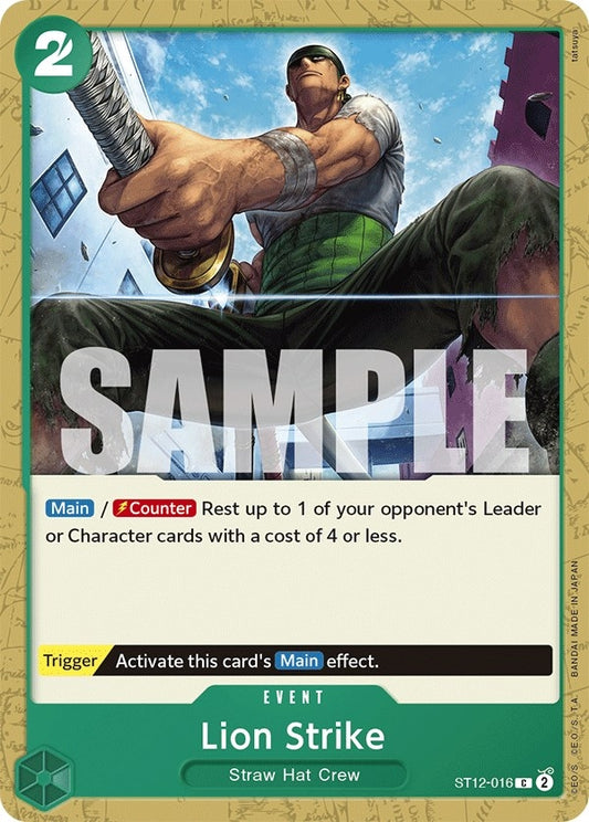 Image for Lion Strike - One Piece Card Game