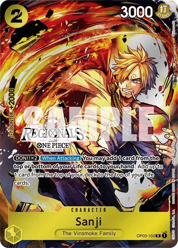 Image for Sanji (Online Regional 2024) [Participant] - One Piece Card Game
