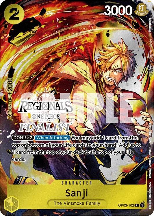 Image for Sanji (Online Regional 2024) [Finalist] - One Piece Card Game
