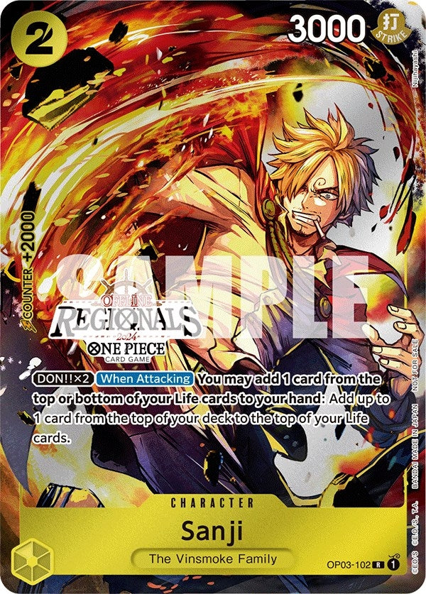 Image for Sanji (Offline Regional 2024) [Participant] - One Piece Card Game
