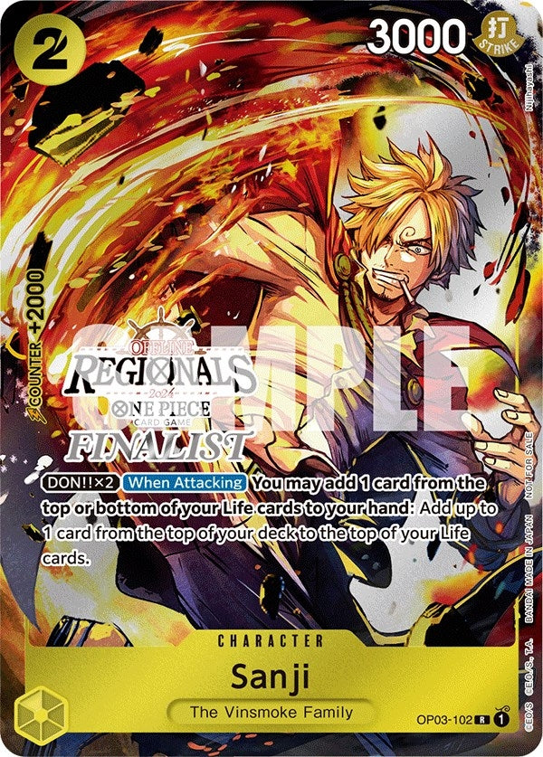 Image for Sanji (Offline Regional 2024) [Finalist] - One Piece Card Game