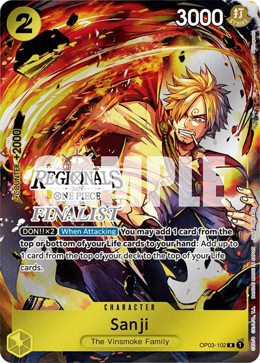 Image for Sanji (Offline Regional 2024) [Finalist] - One Piece Card Game