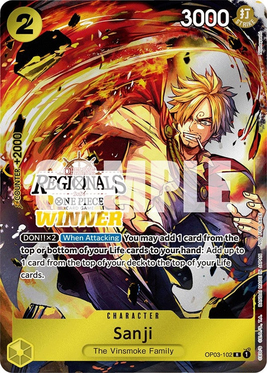 Image for Sanji (Offline Regional 2024) [Winner] - One Piece Card Game