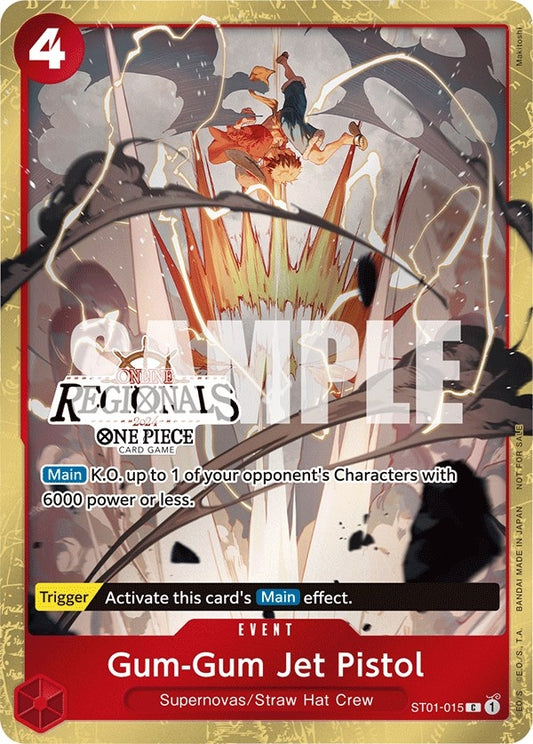 Image for Gum-Gum Jet Pistol (Online Regional 2024) [Participant] - One Piece Card Game
