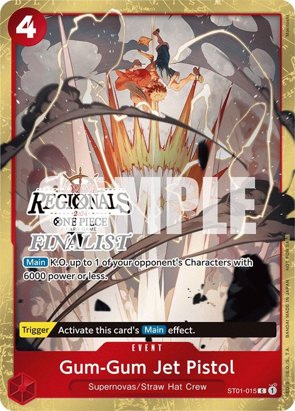 Image for Gum-Gum Jet Pistol (Online Regional 2024) [Finalist] - One Piece Card Game