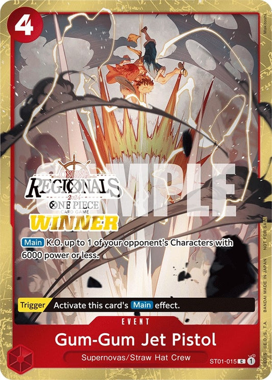 Image for Gum-Gum Jet Pistol (Online Regional 2024) [Winner] - One Piece Card Game
