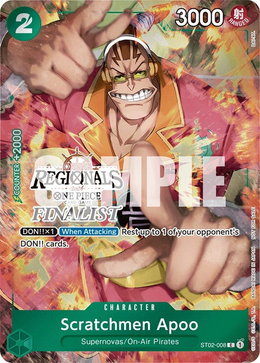 Image for Scratchmen Apoo (Online Regional 2024) [Finalist] - One Piece Card Game