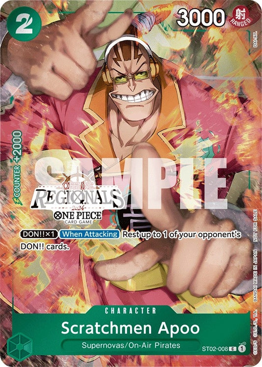 Image for Scratchmen Apoo (Offline Regional 2024) [Participant] - One Piece Card Game