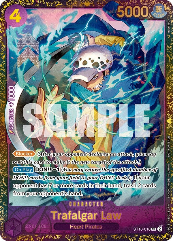 Image for Trafalgar Law - ST10-010 - One Piece Card Game