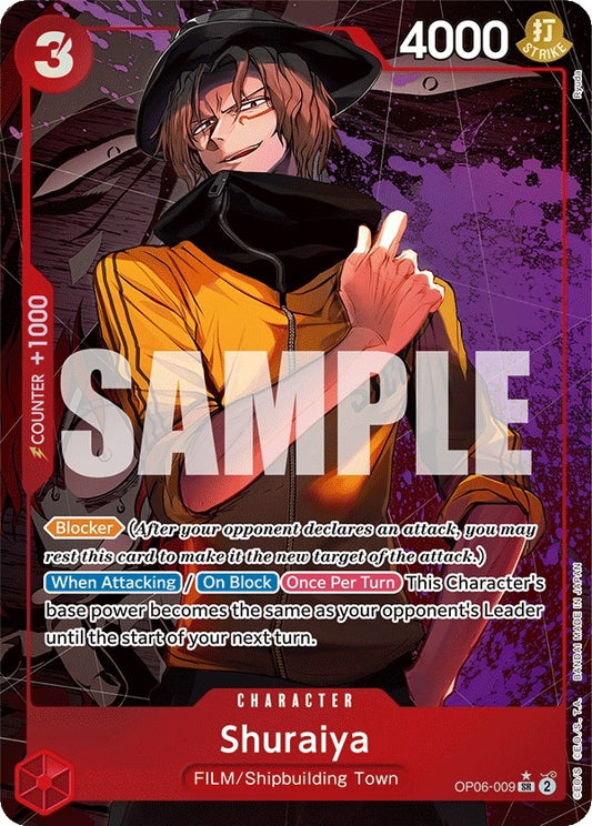 Image for Shuraiya (Alternate Art) - One Piece Card Game
