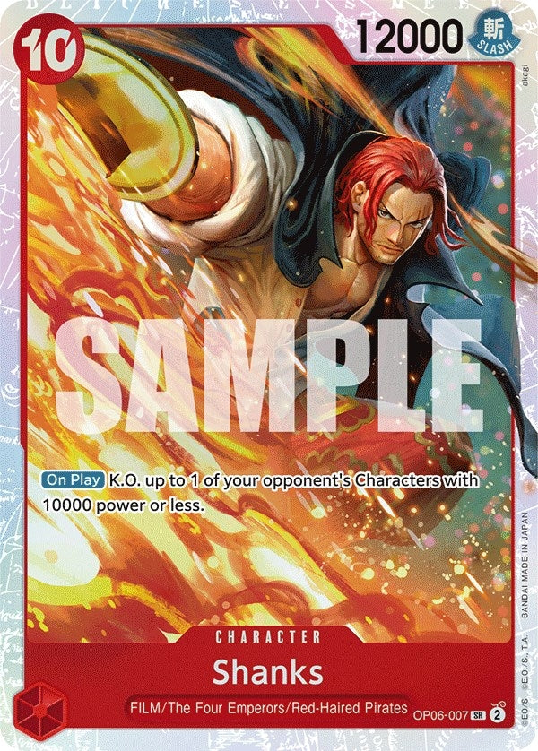 Image for Shanks - One Piece Card Game