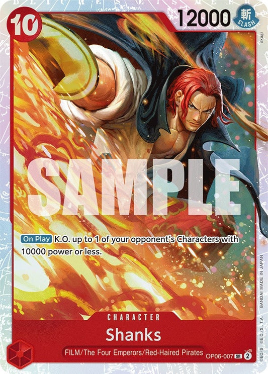 Image for Shanks - One Piece Card Game