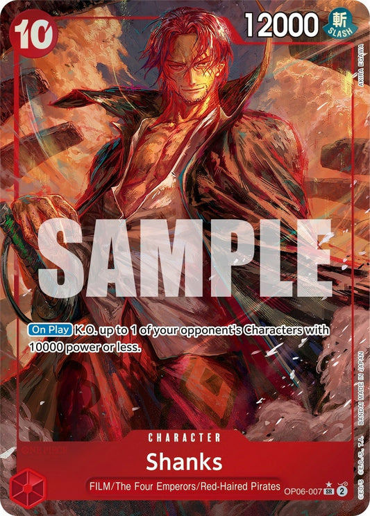 Image for Shanks (Alternate Art) - One Piece Card Game