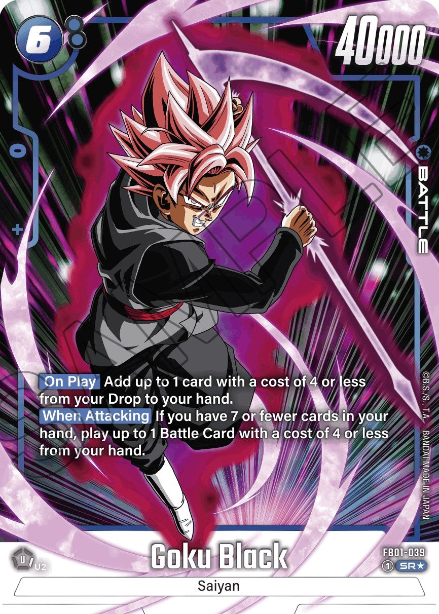Image for Goku Black - FB01-039 (Alternate Art) - Dragon Ball Super: Fusion World