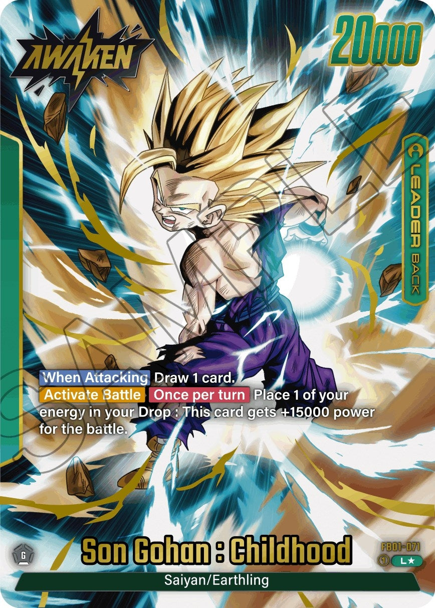 Image for Son Gohan : Childhood - FB01-071 (Alternate Art) - Dragon Ball Super: Fusion World