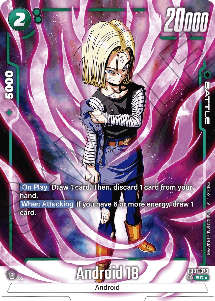 Image for Android 18 - FB01-079 (Alternate Art) - Dragon Ball Super: Fusion World