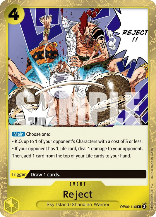 Image for Reject - One Piece Card Game