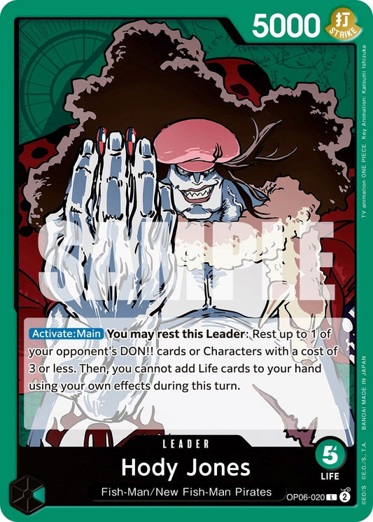 Image for Hody Jones (020) - One Piece Card Game