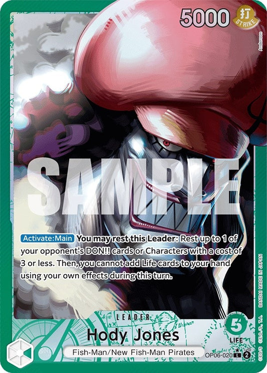 Image for Hody Jones (020) (Alternate Art) - One Piece Card Game
