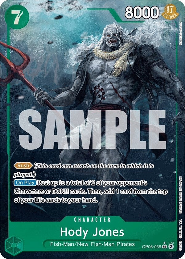 Image for Hody Jones (035) (Alternate Art) - One Piece Card Game