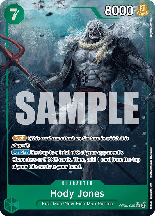 Image for Hody Jones (035) (Alternate Art) - One Piece Card Game